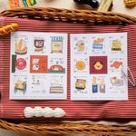 Bakery Cheers Stamp Sticker Sheet