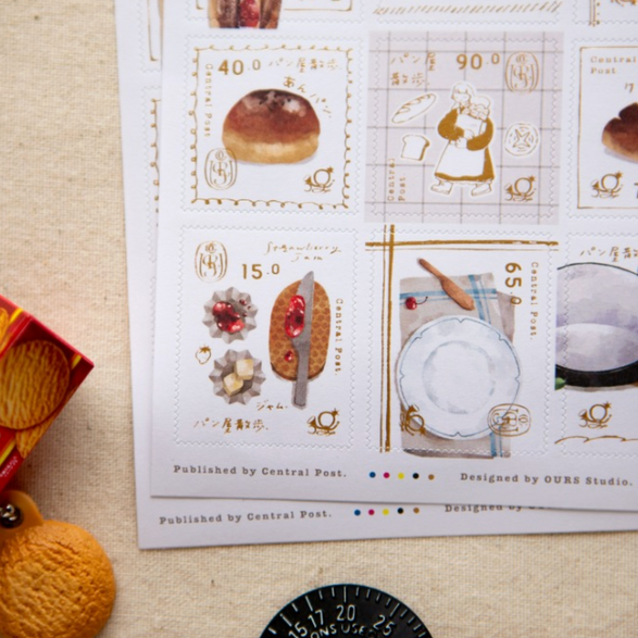 Sweet Hours Stamp Sticker Sheet