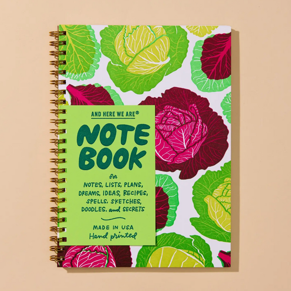 Lined Notebook: Cabbages