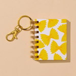 Mini Keychain Notebook: Pasta