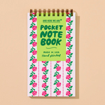 Lined Pocket Notebook: Roses
