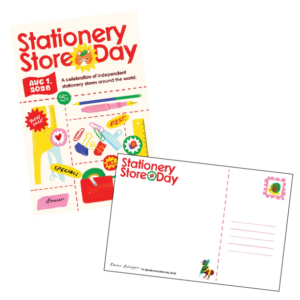 2026 Stationery Store Day Postcard 2
