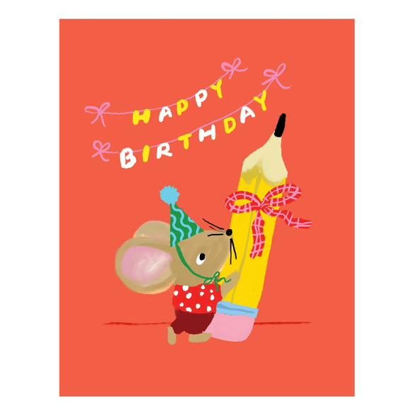 2026 Stationery Store Day Pencil Gift Greeting Card