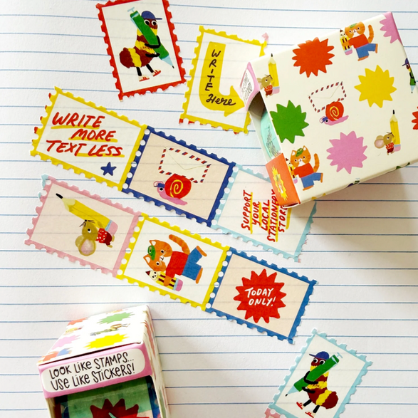 2026 Stationery Store Day Attention Shoppers Stamp Washi Tape