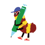 2026 Stationery Store Day Scribble Bug Sticker