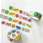2026 Stationery Store Day Pop Signs Washi Tape (15mm)