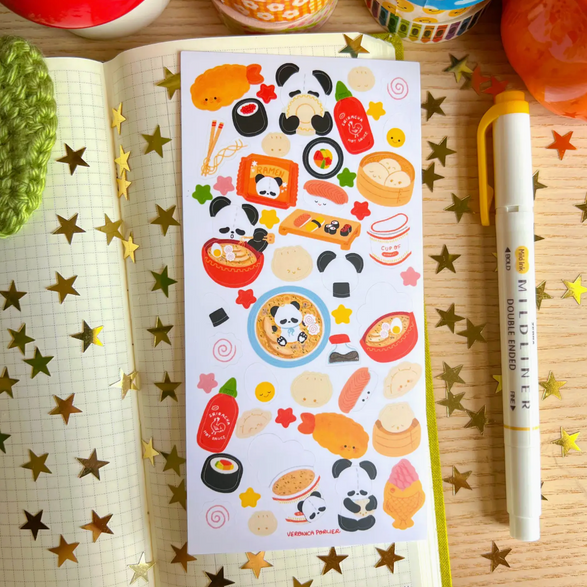 Bamboo's Ramen Sticker Sheet