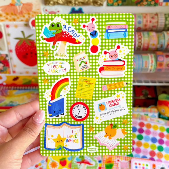 I Love to Read Sticker Sheet
