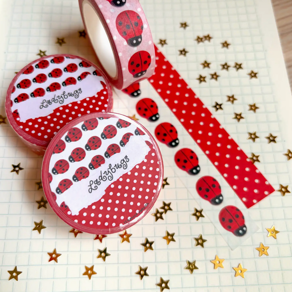 Ladybugs Washi Tape (15mm)