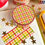Pink Plaid Washi Tape (15mm)