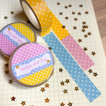 Polka Dot Trio Washi Tape (15mm)