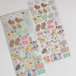 Cute Animals Sticker Sheet
