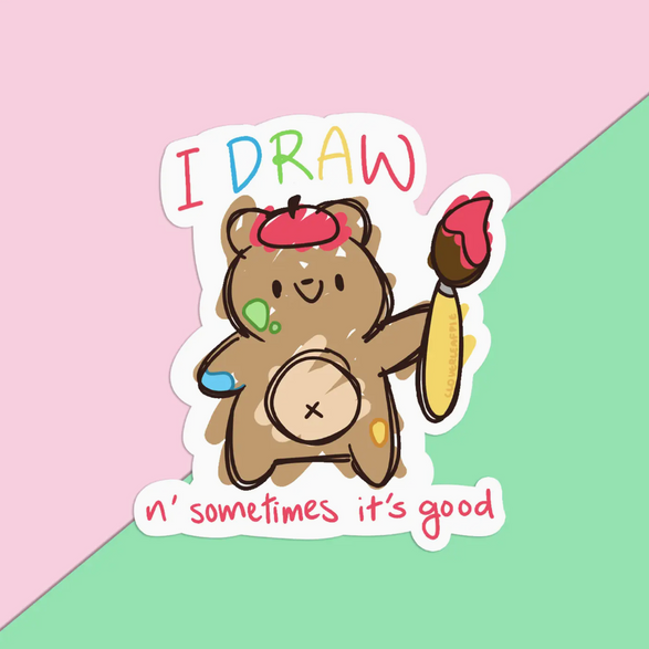 I Draw Sticker