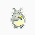 Boba Totoro Sticker
