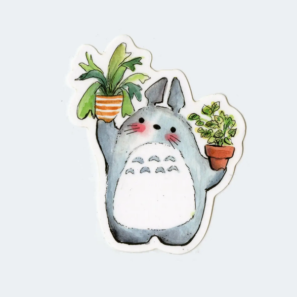 Plants Totoro Sticker
