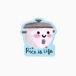 Rice is Life Sticker