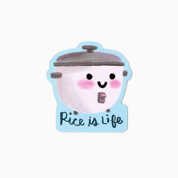 Rice is Life Sticker