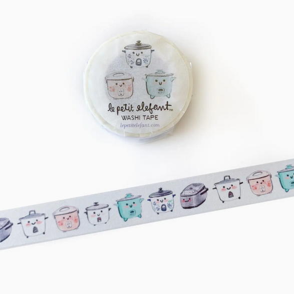 Vintage Rice Cooker Washi Tape