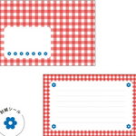 Mini Red + Blue Floral Letter Set