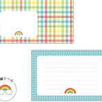 Mini Rainbow Letter Set