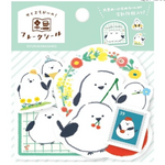 Green Bird Sticker Flake Set