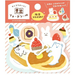 Red Breakfast Sticker Flake Set
