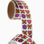 Mini Heart, Flower, Butterfly + Bow : Sticker Tear Off Sheet (1)