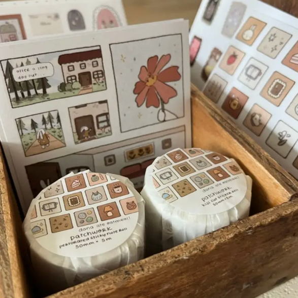 Patchwork Sticker Roll