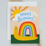 Snail Rainbow Birthday
