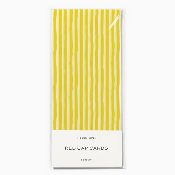 Yellow Stripe Tissue Paper Set