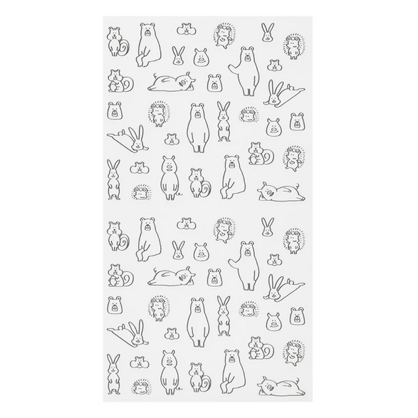 Forest Animals Midori Sticker Sheet