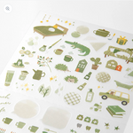 Moss Green Midori Sticker Sheet