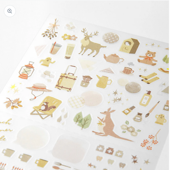 Beige Midori Sticker Sheet