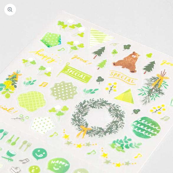 Light Green Midori Sticker Sheet