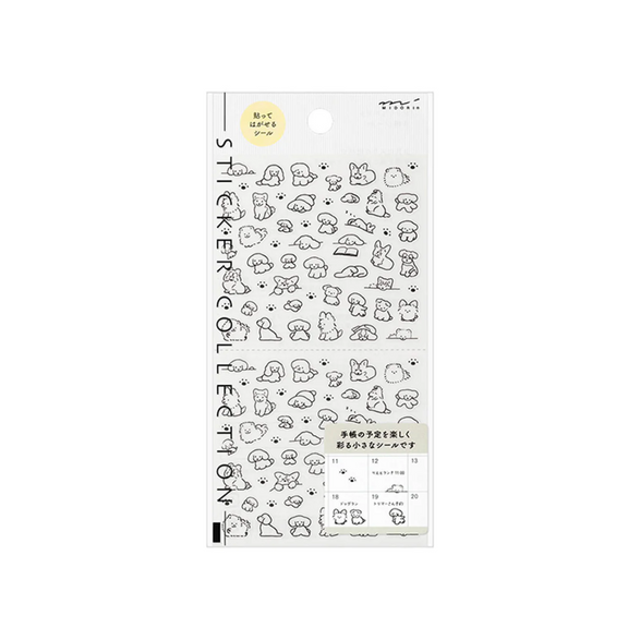 Minimal Dog Midori Sticker Sheet