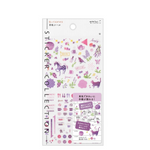 Purple Midori Sticker Sheet
