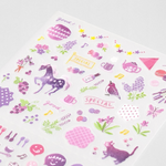 Purple Midori Sticker Sheet