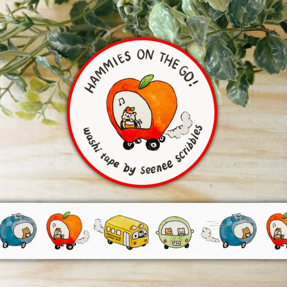 Hammies on the Go! Washi Tape (15mm)
