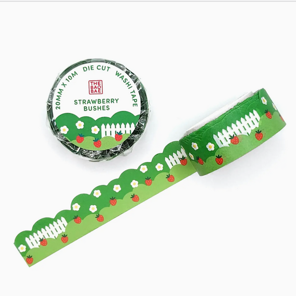 Strawberry Bushes Washi Tape (20mm)