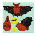 Mini Bats: Sticker Tear Off Sheet (1)