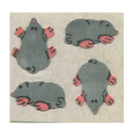 Mini Moles: Sticker Tear Off Sheet (1)