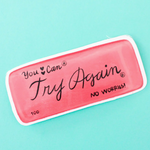 Try Again Eraser Sticker