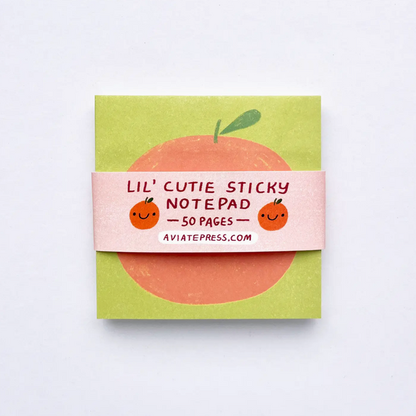 Orange Sticky Notepad