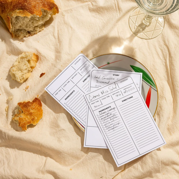 Blackwing Volume 140 Recipe Card Set