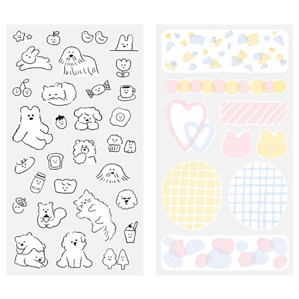 Cute Motif Midori Sticker Sheet (2)