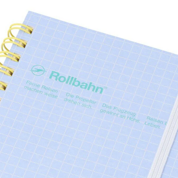 Mini Graph Scuola Rollbahn Notebook: Light Blue