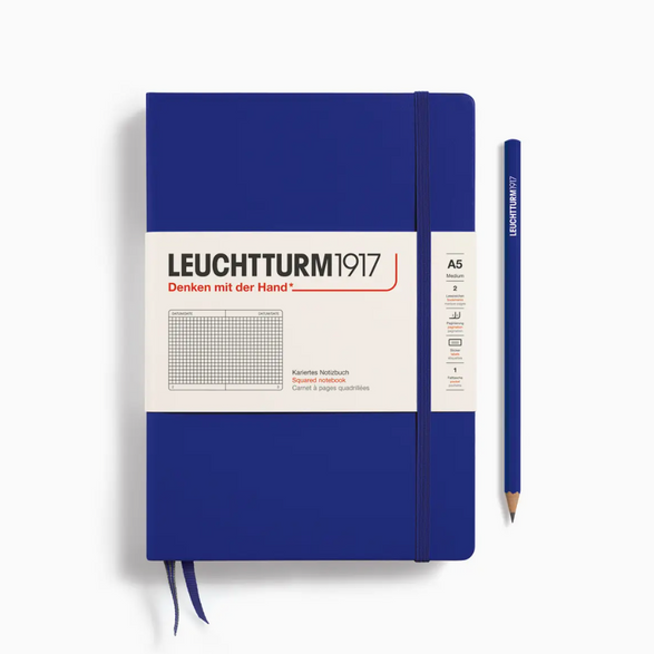 Leuchtturm Graph Notebook: Ink Blue (A5)