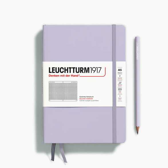 Leuchtturm Graph Notebook: Lilac (A5)