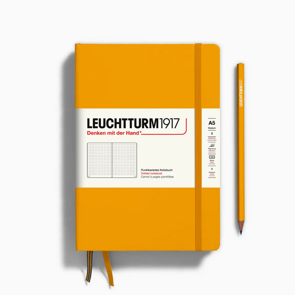 Leuchtturm Dot Grid Notebook: Orange (A5)