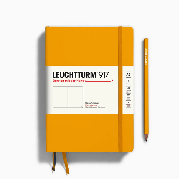 Leuchtturm Blank Notebook: Orange (A5)